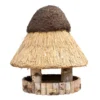 Kölle Vogelhaus „Föhr“ Klein Mit Reetdach, Birke Natur, 68 Cm Hoch -Garten Atmos Verkaufsgeschäft 0910101164 Koelle Reet Vogelhaus Foehr klein Birke natur H68cm 57355