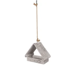 Futterhaus 'Aged Resin', Grau