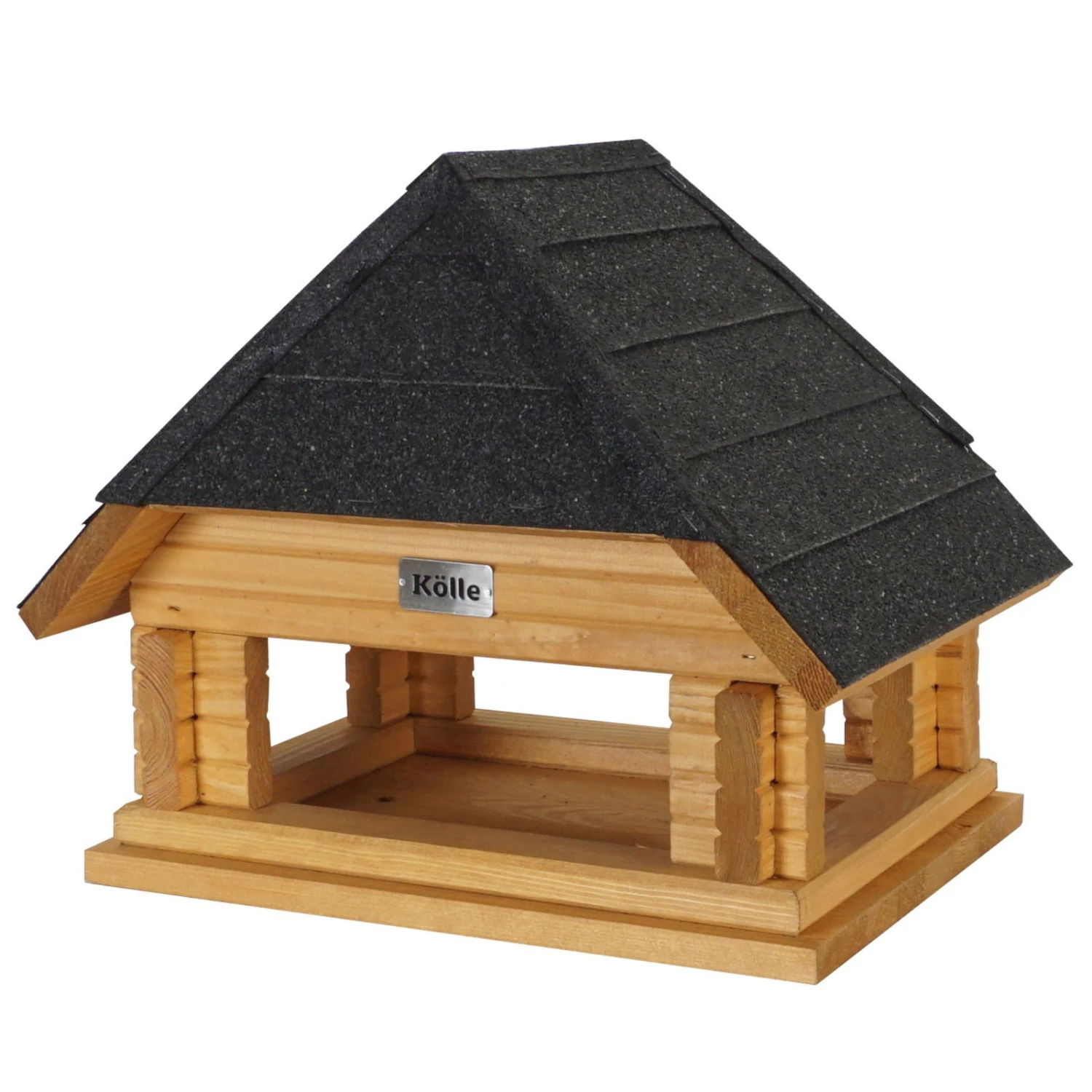 Vogelfutterhaus, Braun/schwarz, 29 X 39 X H 32 Cm 3 Vogelfutterhaus, Braun/schwarz, 29 X 39 X H 32 Cm