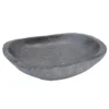 Vogeltränke 'Fluss-Stein', Grau, Naturstein, 8 X 30 X 25 Cm -Garten Atmos Verkaufsgeschäft 0910170046 Vogeltraenke Fluss Stein 100473