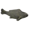 Fisch Geschnitzt, Grau, Gefärbt, Steinguss, 16 X 40 X 13 Cm -Garten Atmos Verkaufsgeschäft 0980305689 Fisch 40cm Stein geschnitzt 1 100482
