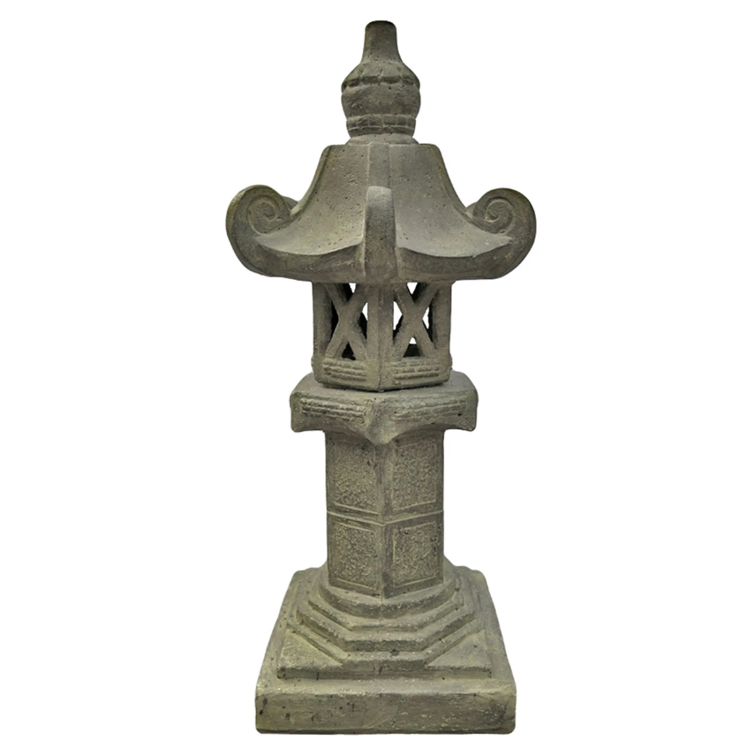 Japanische Steinlaterne, Steinguss, 120 X 40 X 40 Cm 3 Japanische Steinlaterne, Steinguss, 120 X 40 X 40 Cm