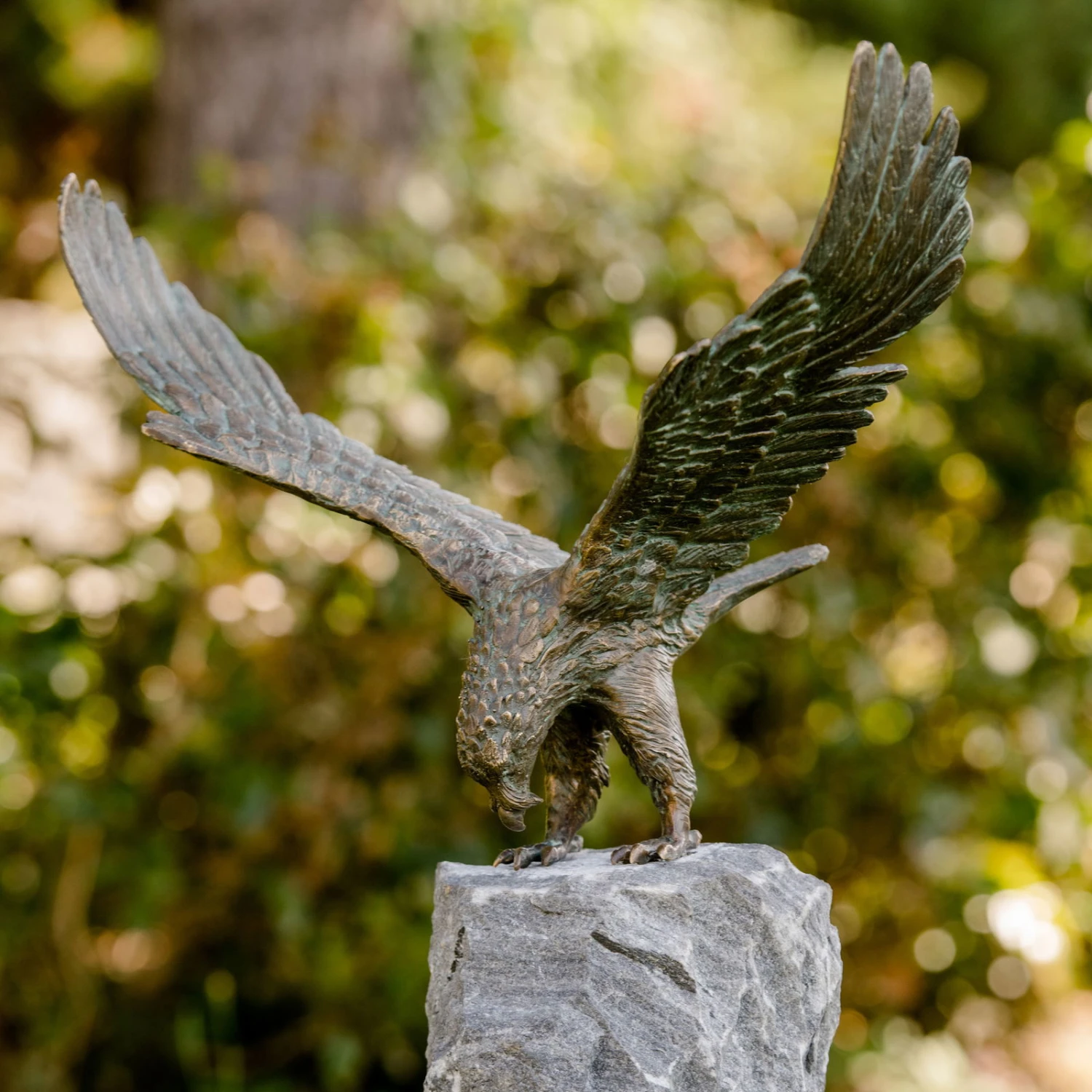 Gartenskulptur 'Bartgeier', Natur, Bronze, H33 X T25 X B50 Cm 3 Gartenskulptur 'Bartgeier', Natur, Bronze, H33 X T25 X B50 Cm
