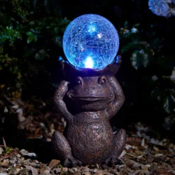 Solarleuchte 'Frosch Mit Kugel', 41 X 20 X 16 Cm 7 Solarleuchte 'Frosch Mit Kugel', 41 X 20 X 16 Cm -Garten Atmos Verkaufsgeschäft 2950100494 Solarleuchte Frosch 2 105903
