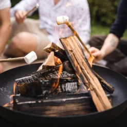 Edelstahl-Feuerstelle 'X 50', Schwarz, 28 X 55 Cm -Garten Atmos Verkaufsgeschäft 3920100743 Feuerschale X50 schwarz 1 125222