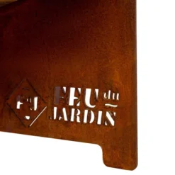 Edelstahl-Feuerstelle 'X 70', Rost, 40 X 75 Cm -Garten Atmos Verkaufsgeschäft 3920100745 Feuerschale X70 rost 2 125225