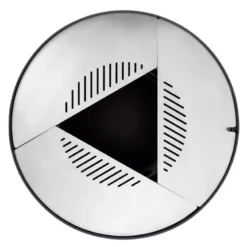 Edelstahl-Feuerstelle 'TRIA', Schwarz, 100 X 55 X 100 Cm -Garten Atmos Verkaufsgeschäft 3920100753 Feuerstelle TRIA schwarz ca100x55x100cm 5 125235