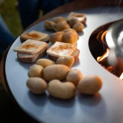 Feuerstelle 'Wave', Rost, Edelstahl, Ca. 100 X 55 X 100 Cm -Garten Atmos Verkaufsgeschäft 3920100768 Feuerstelle WAVE rost ca100x55x100cm 1 125244